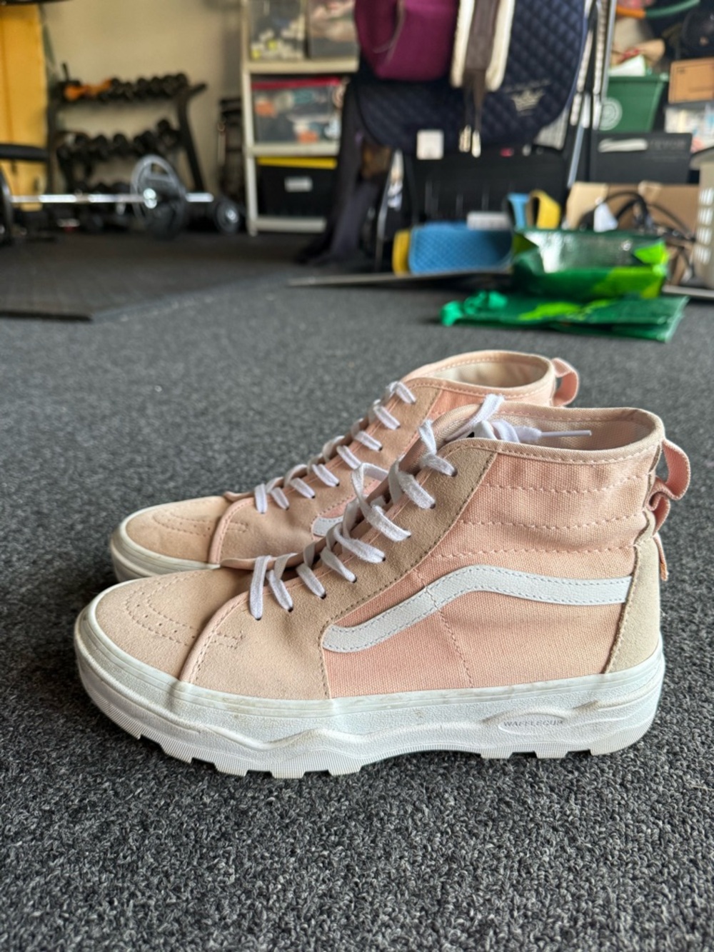 vans sentry sk8-hi dusty rose
